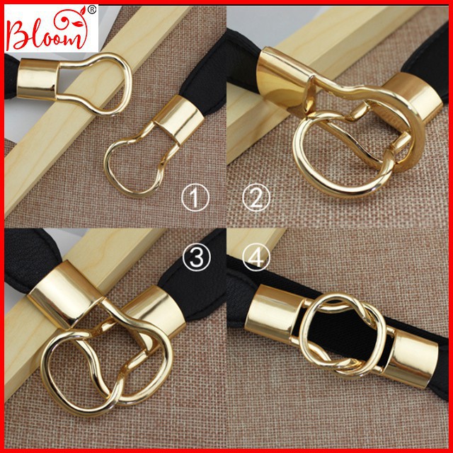 Thắt lưng nữ Round dây nịt nữ Yukibloom thiết kế trẻ trung thời trang sành điệu