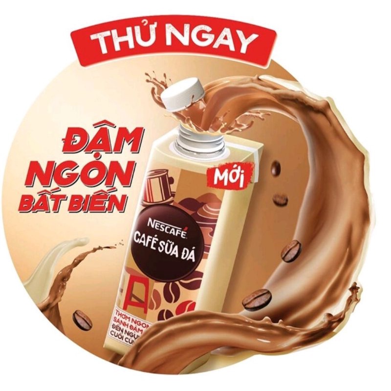 Nescafe sữa đá X2 dạng hộp giấy 200ml