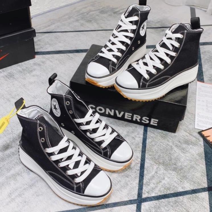 Giày thể thao sneaker convers run star hike high top cổ cao nữ độn đế
