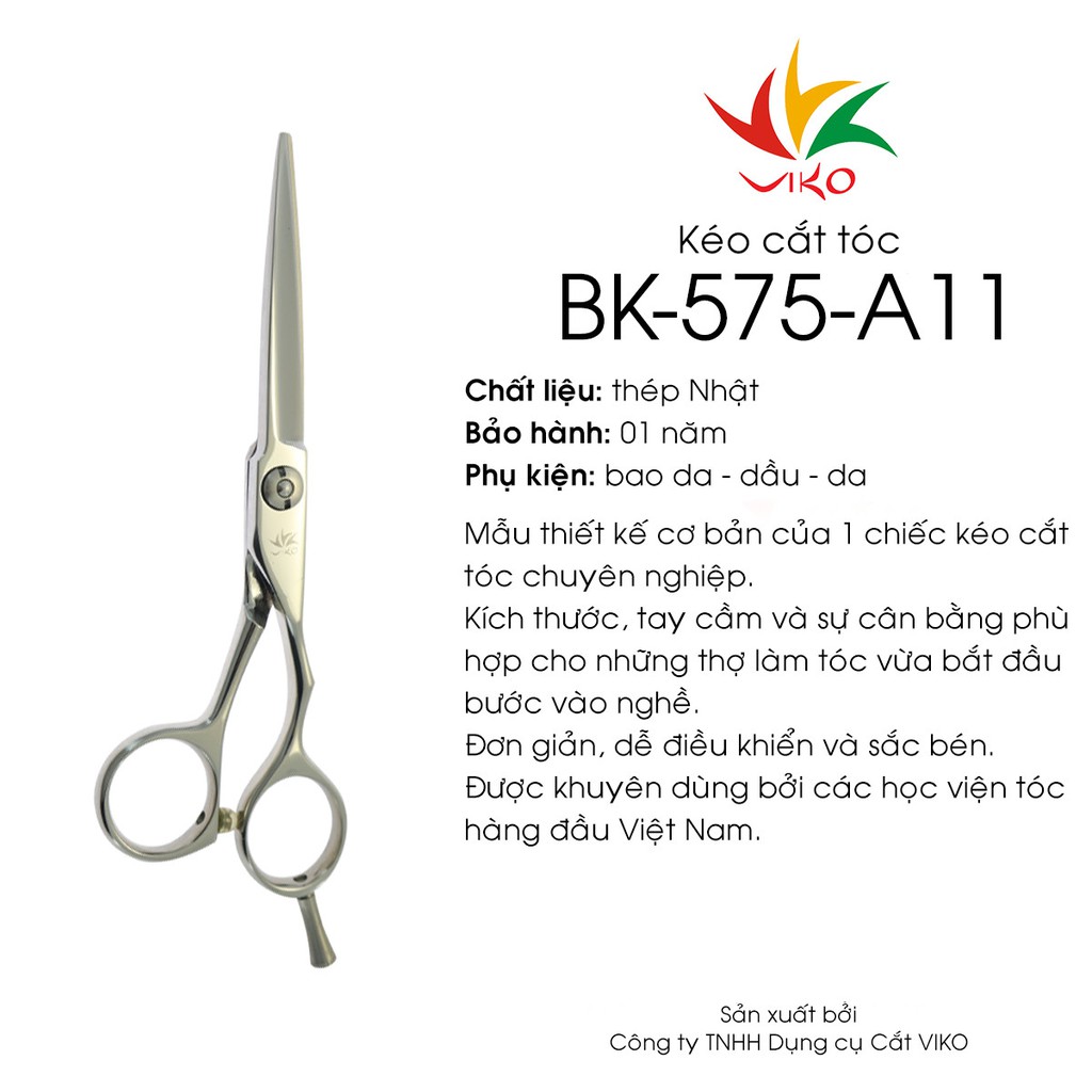 Kéo cắt tóc VIKO BK-575-A11 (size 5.75 inches)