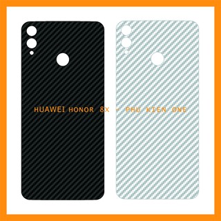 Decal dán lưng huawei honor 7c/ honor 7x/ honor 8/ honor 8x/ honor v8/ honor v9/ honor 9/ honor 10 vân carbon 3d