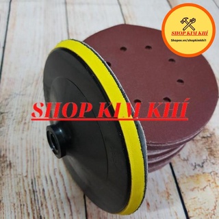 Giấy ráp nhám tròn đế lông