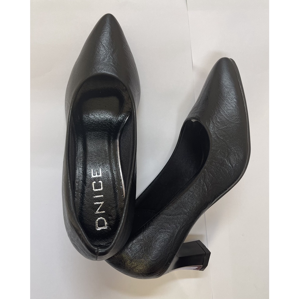 Giày Cao Gót Nữ Sang Trọng, Da Mềm, Đế 5cm