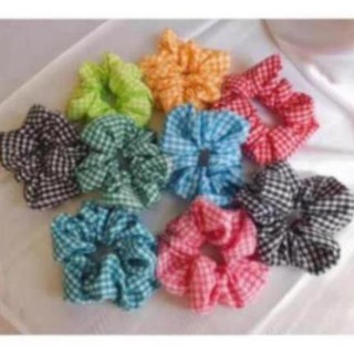 Cột tóc vải scrunchies caro - BICHQN03 haanh