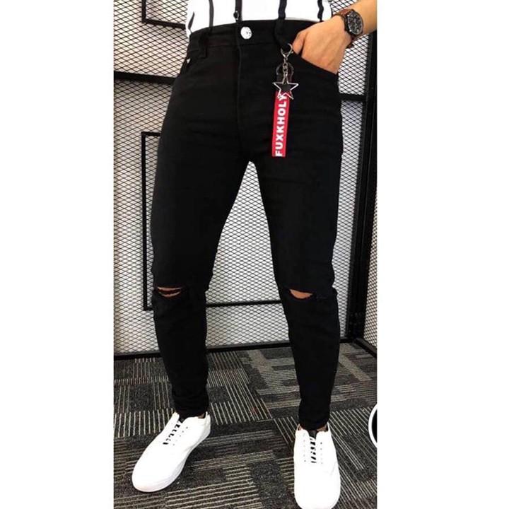 Quần Jean Nam Đen Kiểu Hàn Quốc | BigBuy360 - bigbuy360.vn