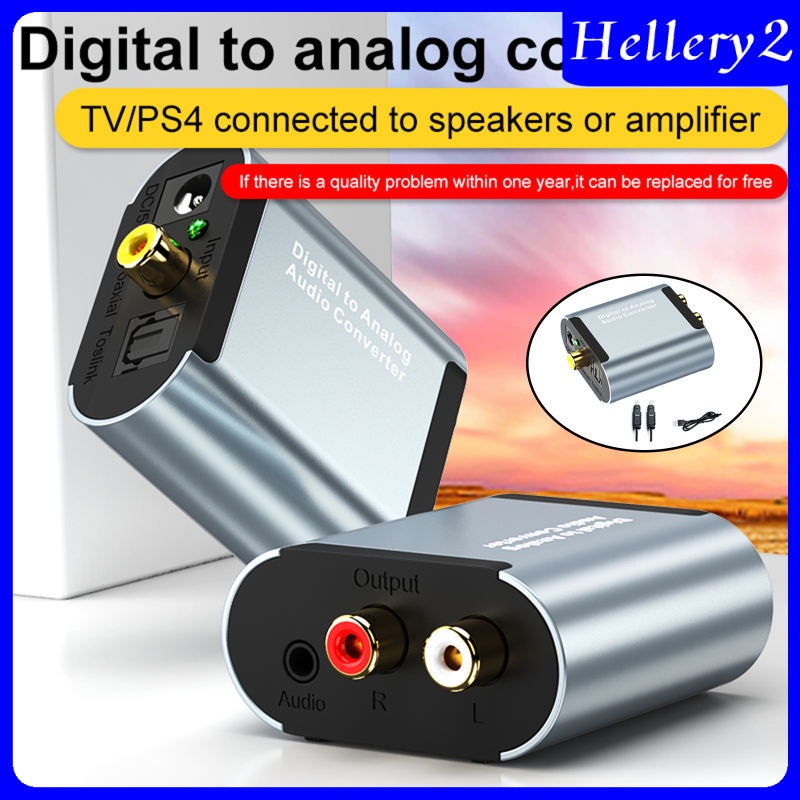 Digital Optical to Analog Analogue Audio Converter with Optical cable | BigBuy360 - bigbuy360.vn