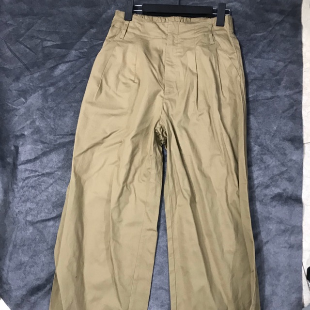 Quần kaki ống xuông nữ