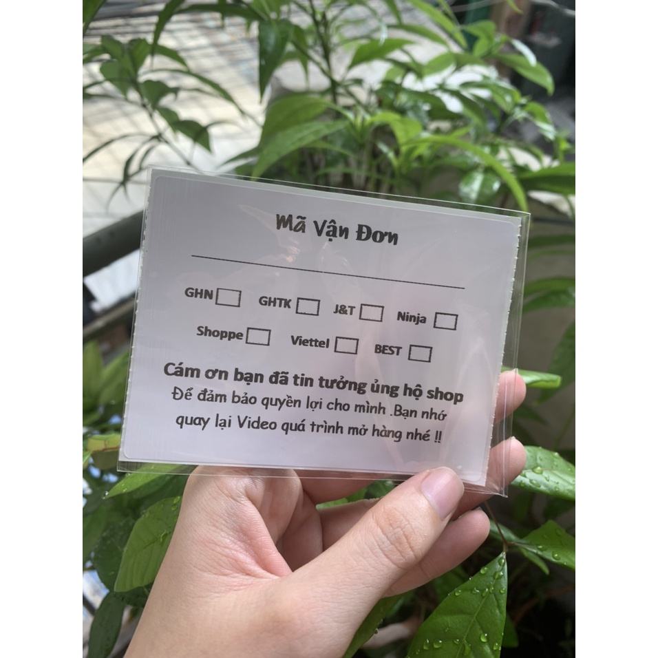 Phiếu ship hàng có keo dán sẵn - xấp 50 tờ