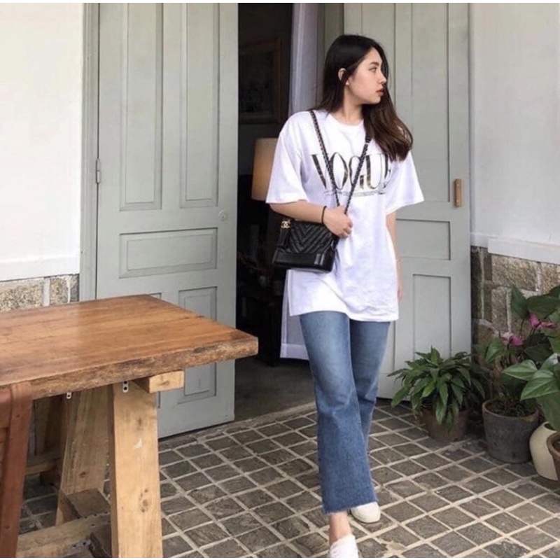 Áo Thun Xuất Hàn Vogue Tee Couple T-Shirt