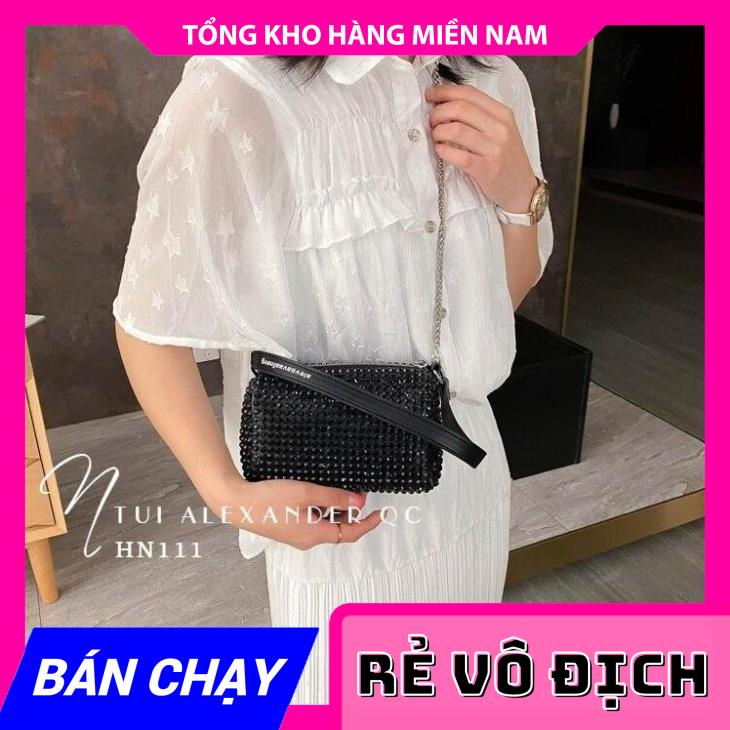 ( VIDEO THẬT) TÚI ĐÍNH ĐÁ LẤP LÁNH (ĐÁ RỜI KHÔNG PHẢI ĐÁ DÁN) - TÚI KẸP NÁCH SANG CHẢNH HN111 ⚡FREESHIP⚡ CHUYÊN SỈ MY