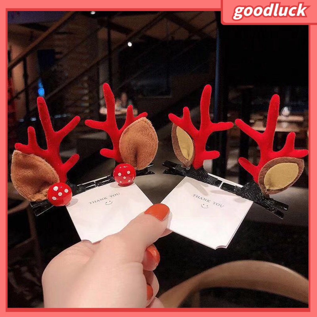 Kẹp tóc hình sừng hươu tinh tế chống mòn cho nữ