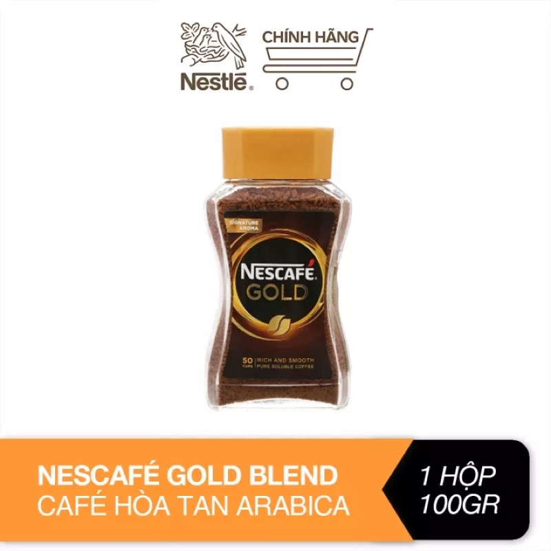 Nescafé Gold® Blend Café hòa tan Arabica nguyên chất - nhập khẩu Hàn Quốc 100g | BigBuy360 - bigbuy360.vn