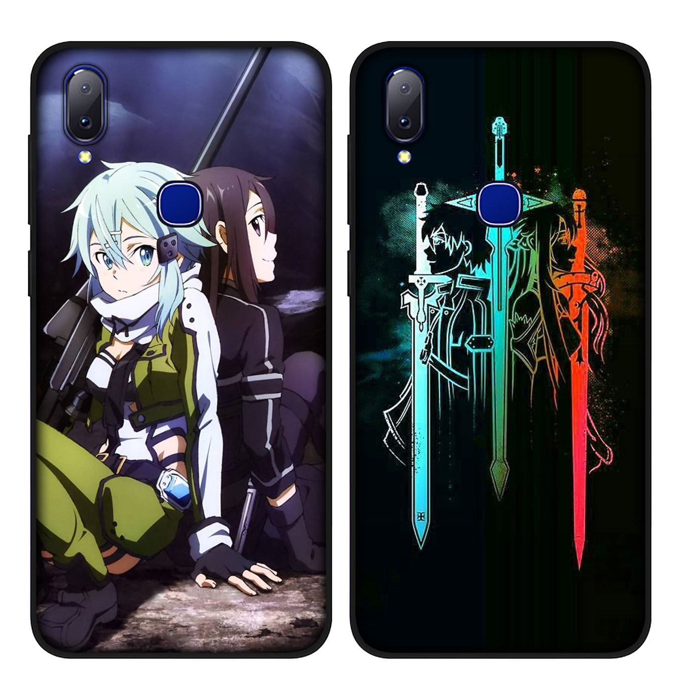 Ốp Lưng Silicone Họa Tiết Hoạt Hình Sword Art Online Thời Trang Cho Xiaomi Redmi Note 8 6 Pro 8t 8a 6a 6pro Note8 Note6 8pro