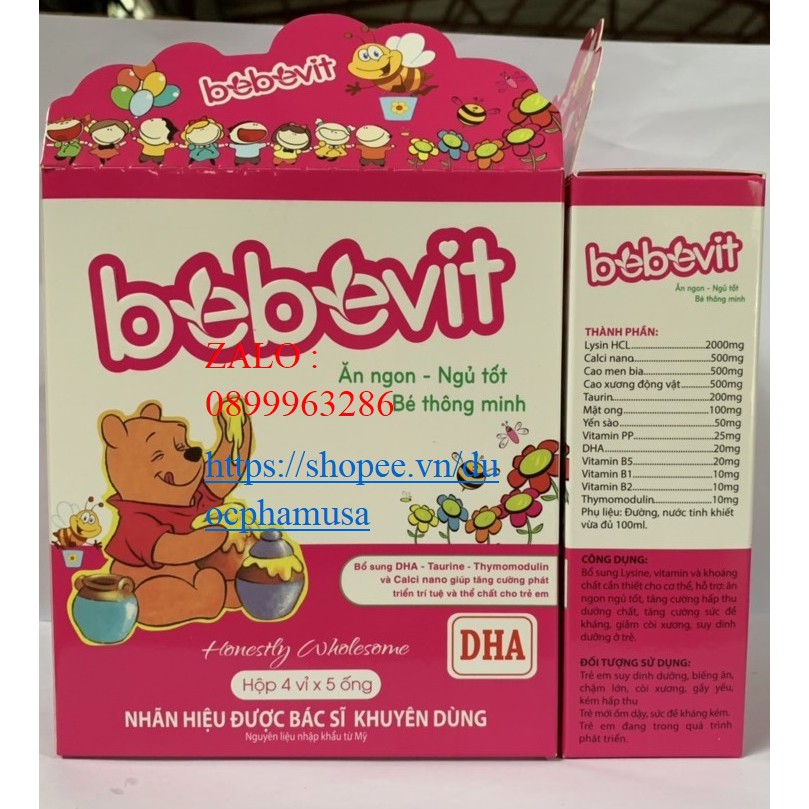 BEBEVIT giúp bé ăn ngon ngủ tốt bé thông minh