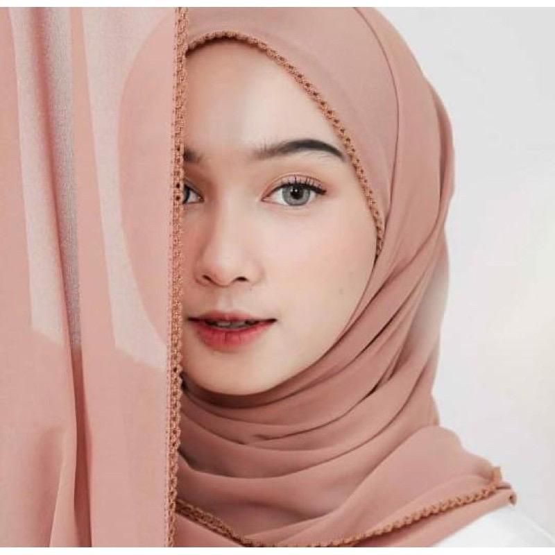 Bộ Tranh Thêu Chữ Thập Đính Đá Hình Picot / Pashmina