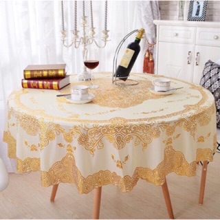 Khăn trải bàn tròn phủ 1m8
