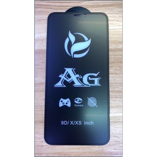 Miếng dán cường lực nhám chống vân tay iphone 6, 6+, 7, 7+, 8, 8+, x, xs max 10D trắng, đen