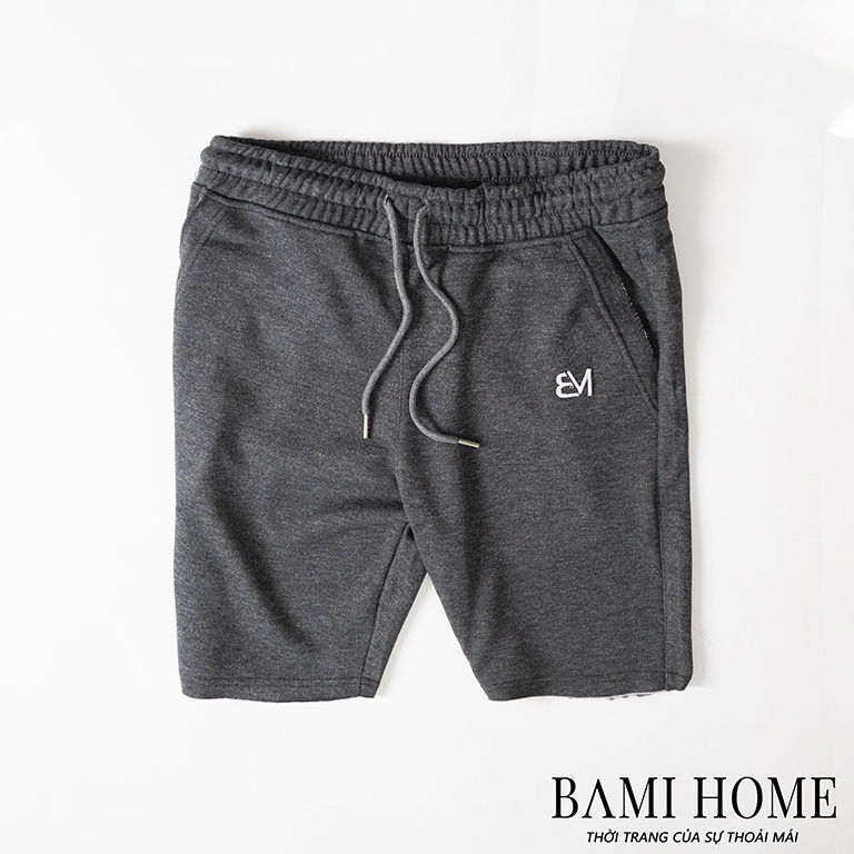 Quần short nỉ cao cấp BAMI HOME phong cách unisex dễ phối đồ QSN- 005