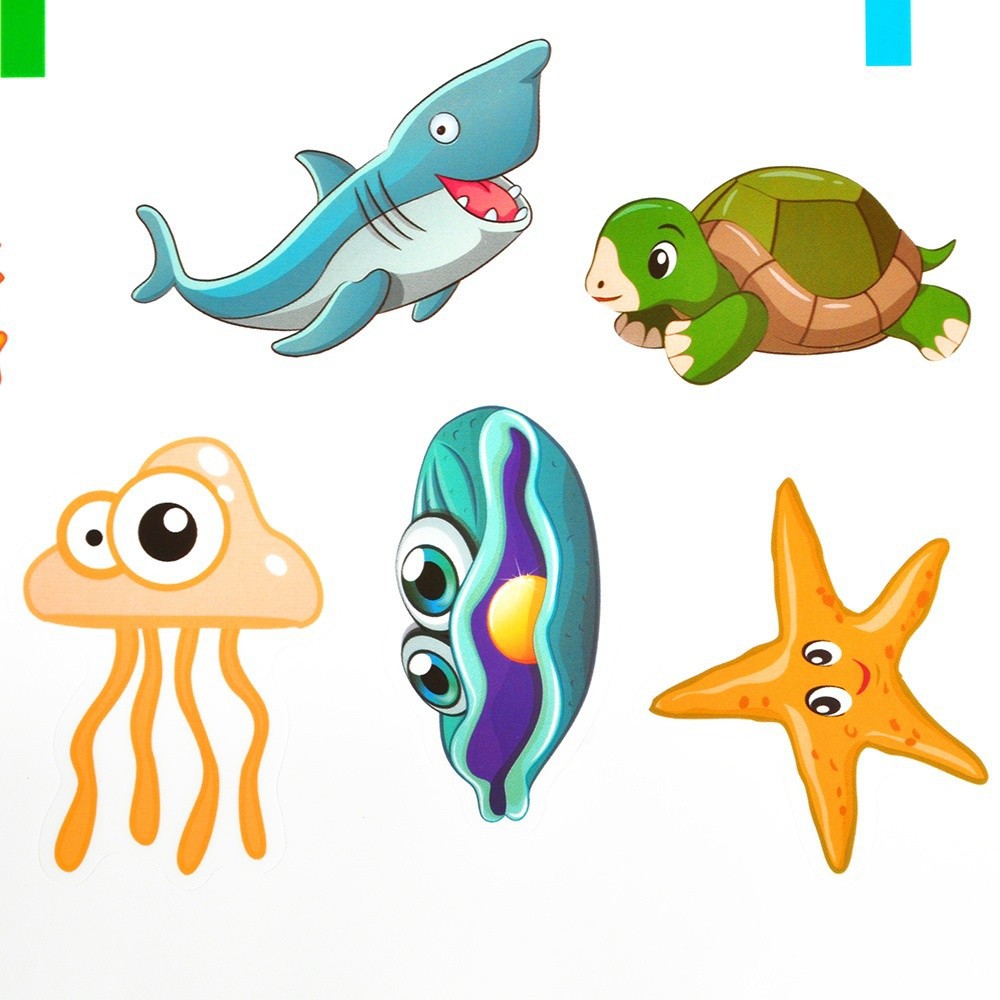 Miếng dán đề-can hình thước đo chiều cao của bé, gỡ ra dễ dàng