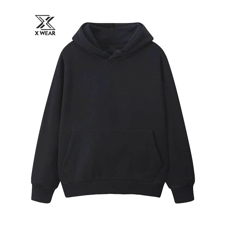 Áo hoodie unisex X WEAR nỉ bông có mũ oversite HD001