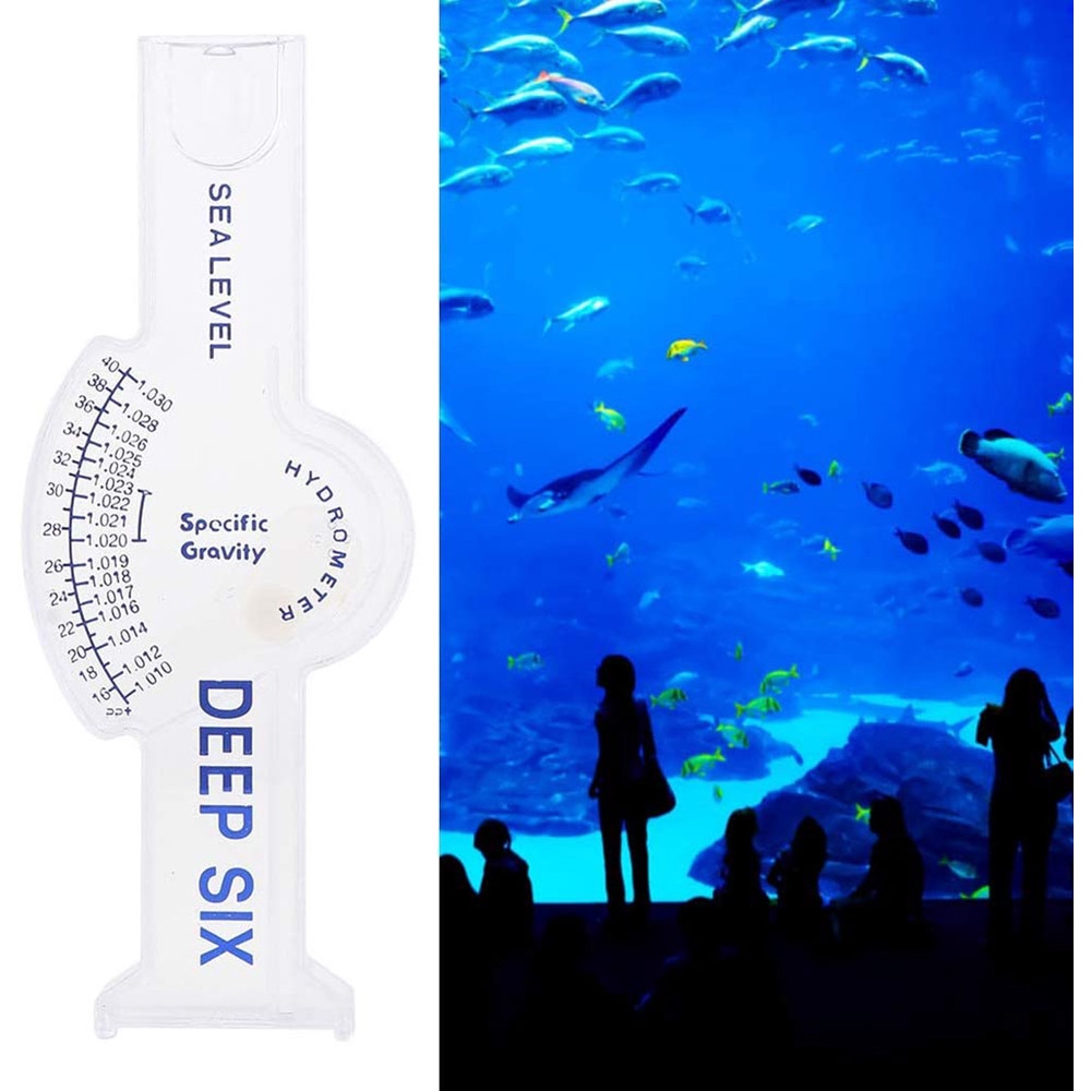 AQUARZOO Aquarium Hydrometers Marine Salinity Meter Saltwater Tester