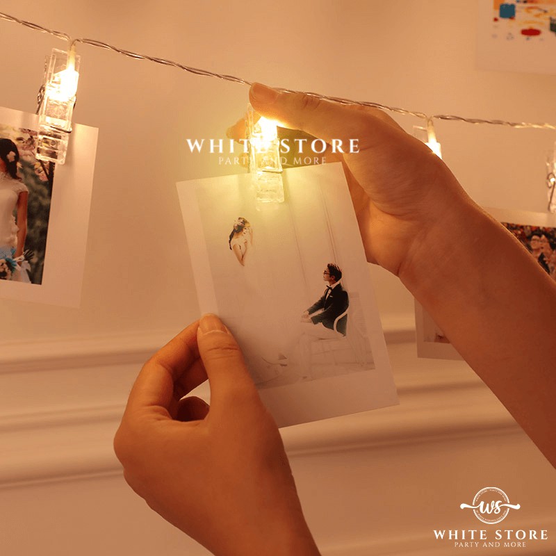 Dây đèn Led KẸP HÌNH trang trí cắm điện trực tiếp 220v - WhiteStore.vn