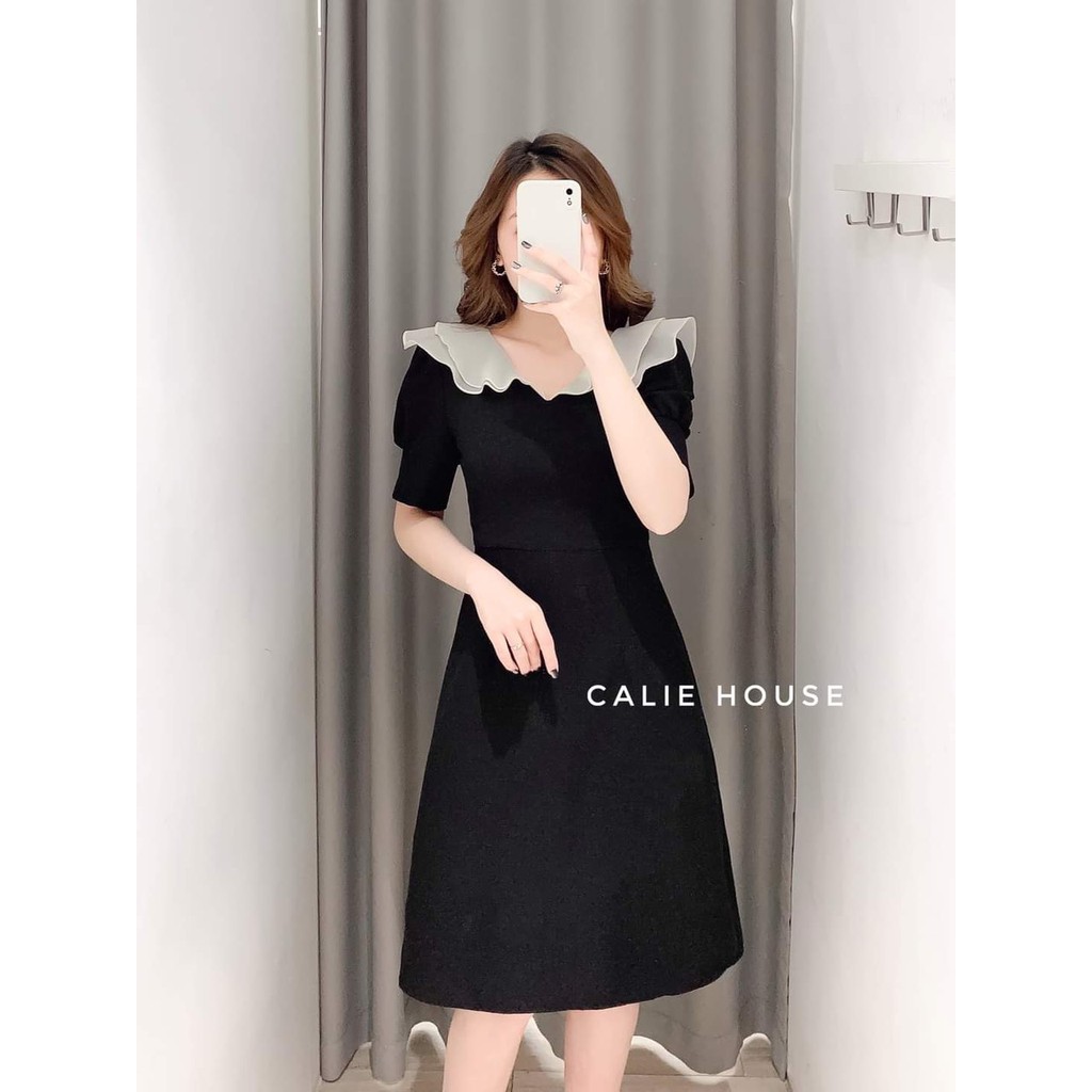 V210 VÁY CS DÁNG XÒE CỔ VOAN 2 LỚP | BigBuy360 - bigbuy360.vn