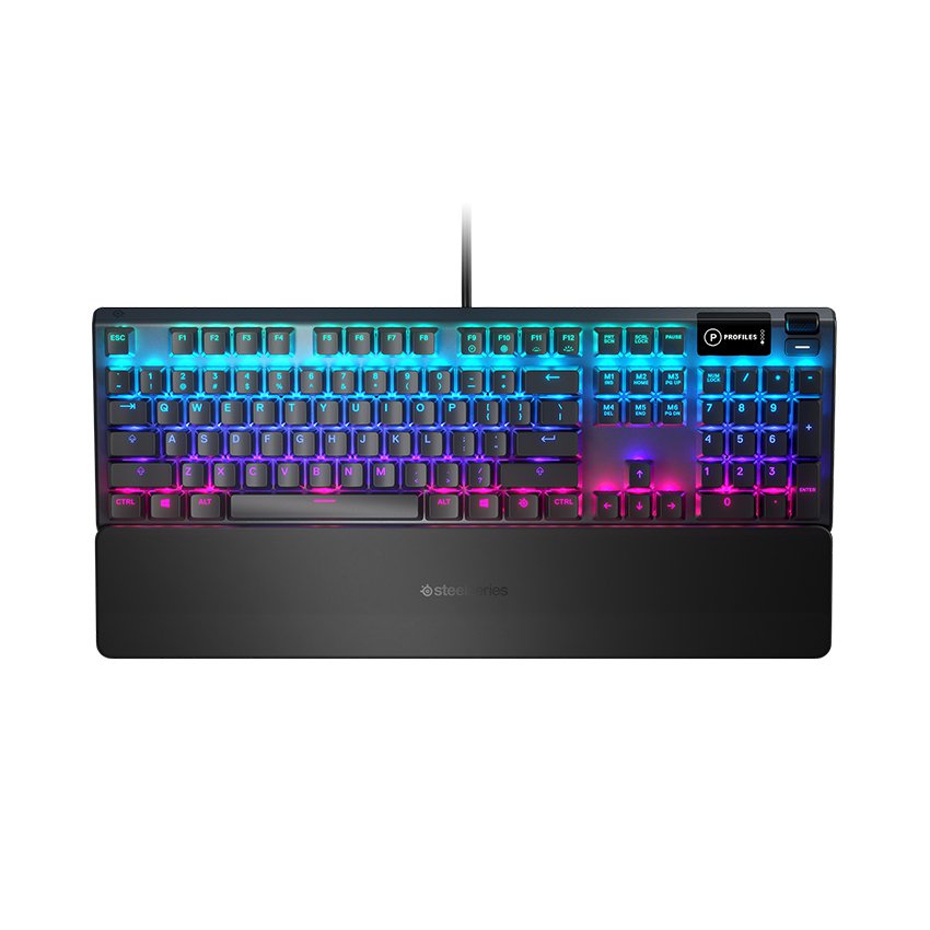 Bàn phím cơ SteelSeries APEX 5 RGB Hybrid switch Mechanical Gaming Black