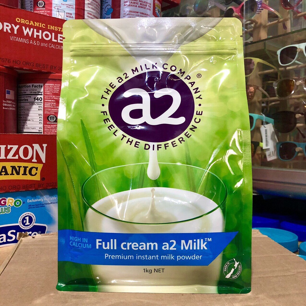 ❤   Sữa Bột A2 Úc 1kg Sữa Tươi Nguyên Kem Full Cream Milk Giàu Canxi Thơm Béo Sữa Hỏa Tốc
