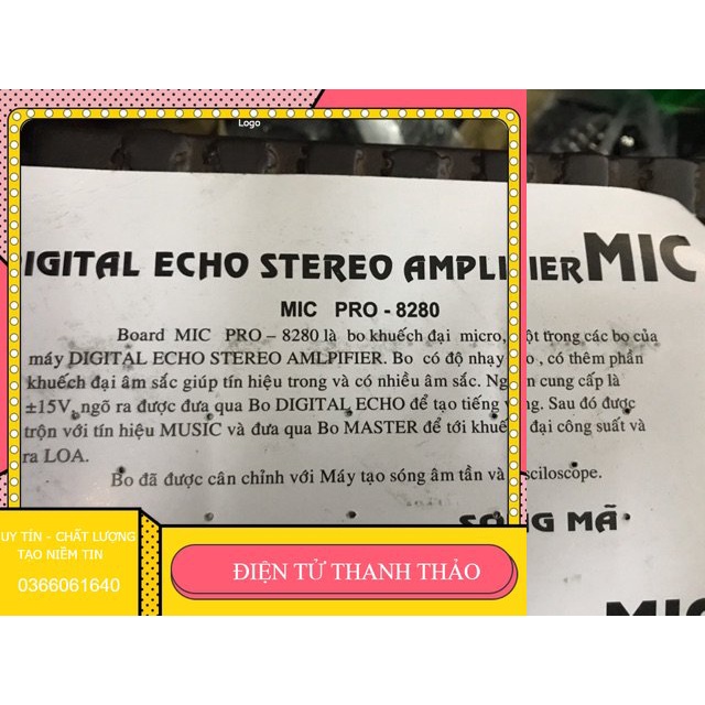 Bo mạch mic cho ampli