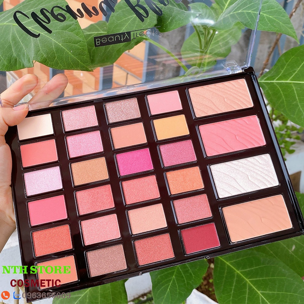 Bảng Mắt CHERRY BLOSSOM Kèm Má, Kèm Khối Chính Hãng