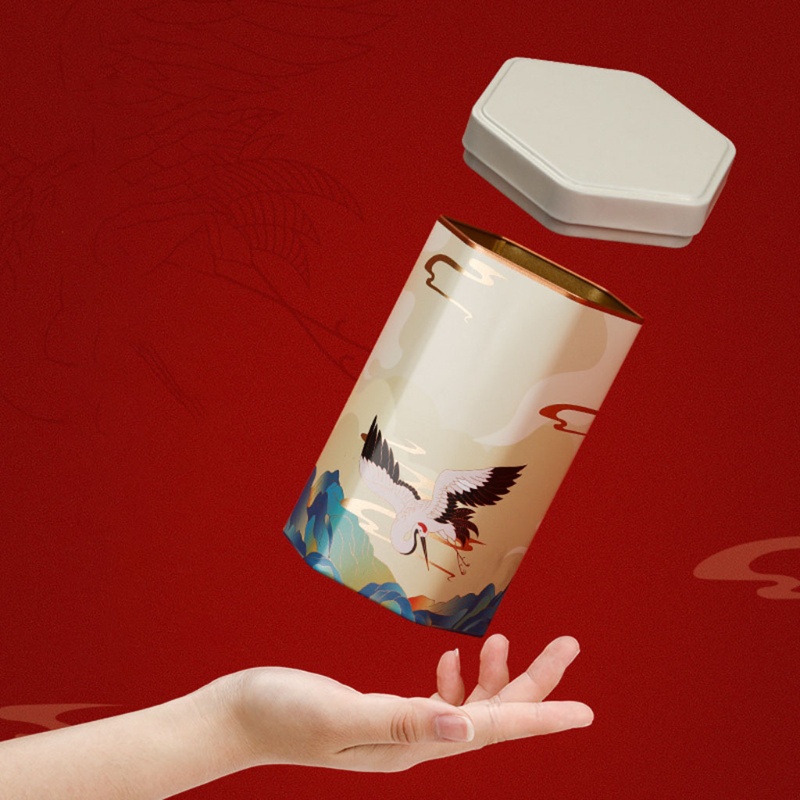 Hộp thiếc đựng trà/ kẹo/ cà phê phong cách Trung Hoa