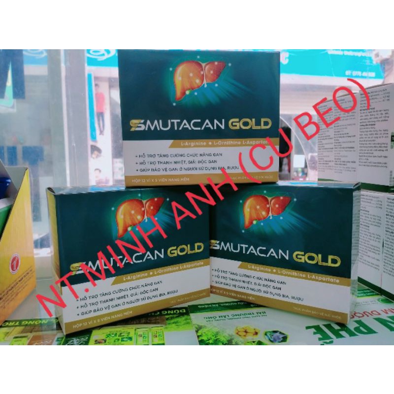 Giải độc gan, mát gan SMUTACAN- HÀNG CHÍNH HÃNG- Thanh nhiệt, giải độc gan, mát gan