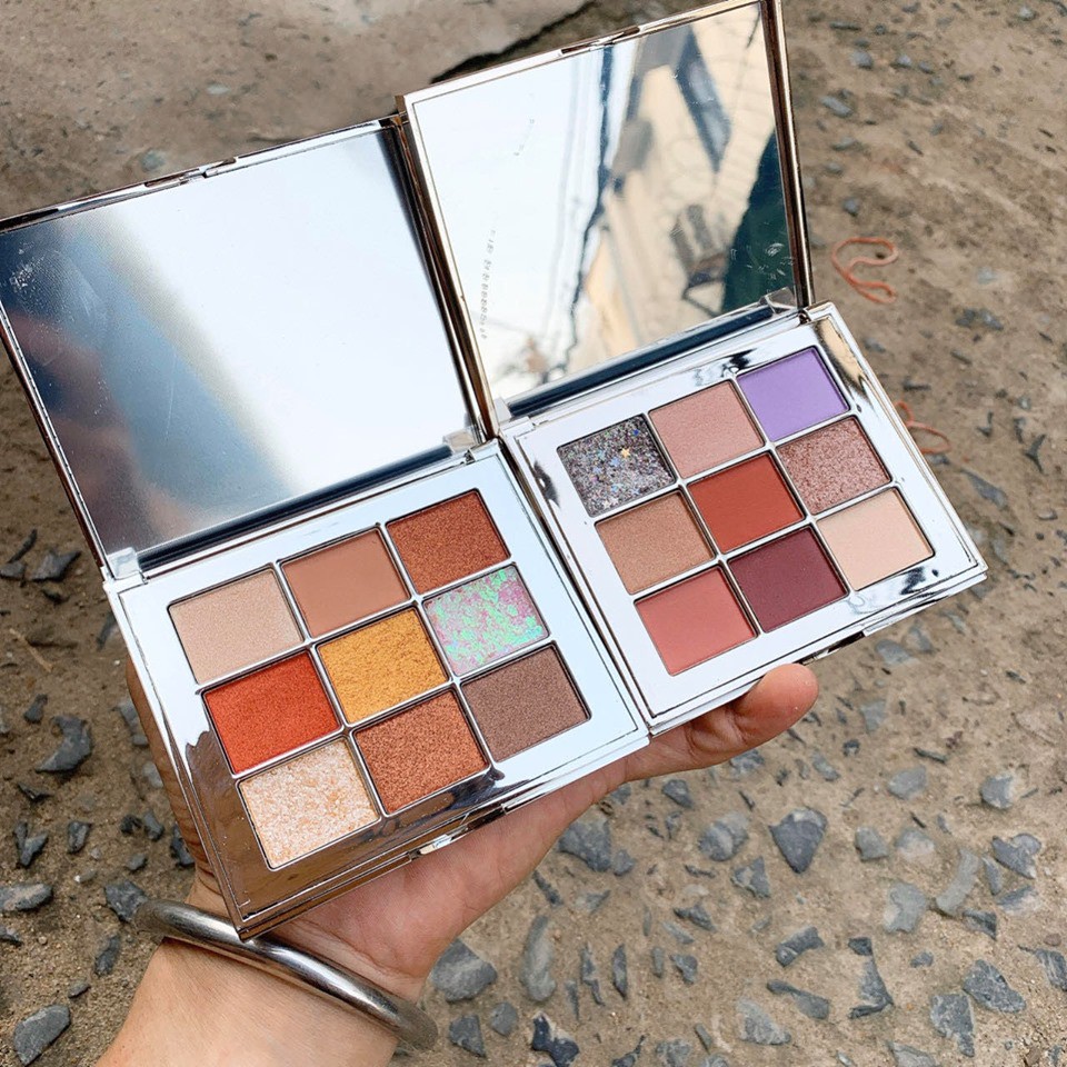 Bảng Phấn Mắt Lì 9 Ô MACK ANDY Thiết Kế Gắn Hột Xoàn Sang Chảnh