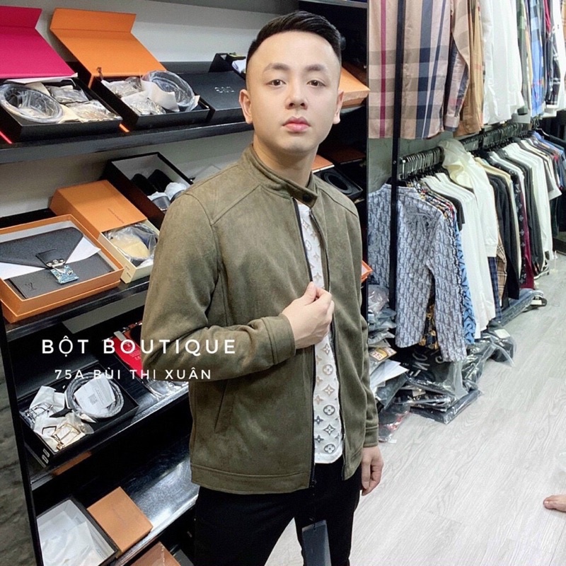 ÁO DA LỘN XANH RÊU HÀNG QC CAO CẤP XẢ KHO GIÁ SỐC