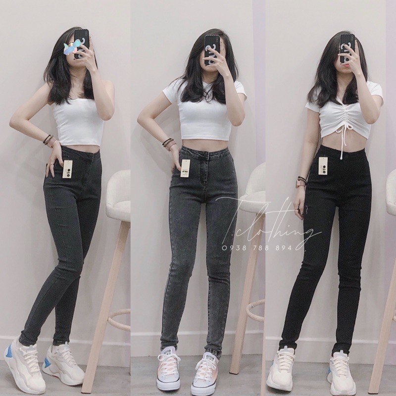 Quần Skinny Jean cạp liền lưng siêu cao [ẢNH CHÍNH CHỦ] | BigBuy360 - bigbuy360.vn