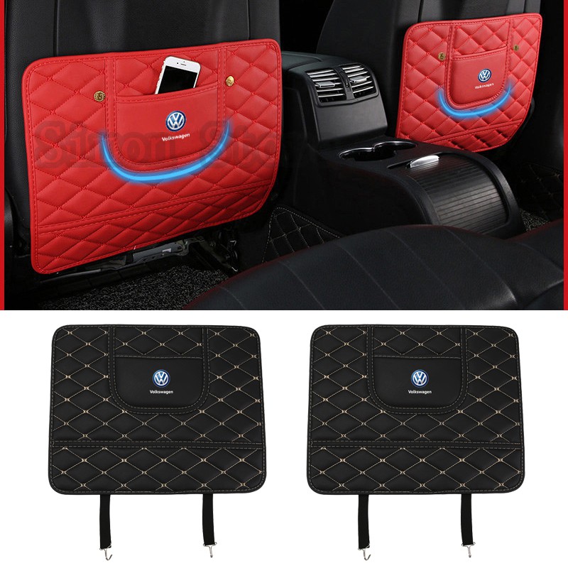 Set 2 tấm lót chống bẩn cho ghế ngồi xe hơi Volkswagen VW Passat POLO Vento Jetta CC