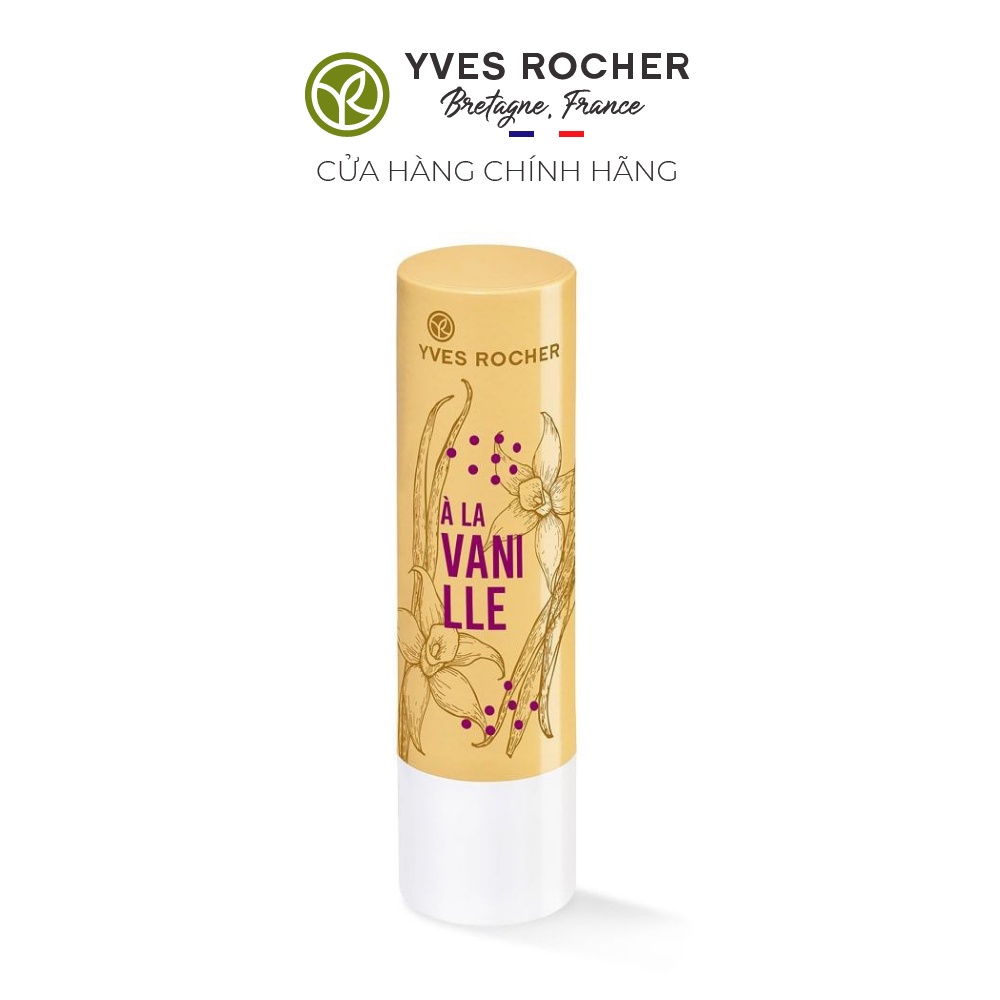 (Chính hãng) Son Dưỡng Môi Chiết Xuất Vani Yves Rocher Vanilla Lip Balm 4.8g