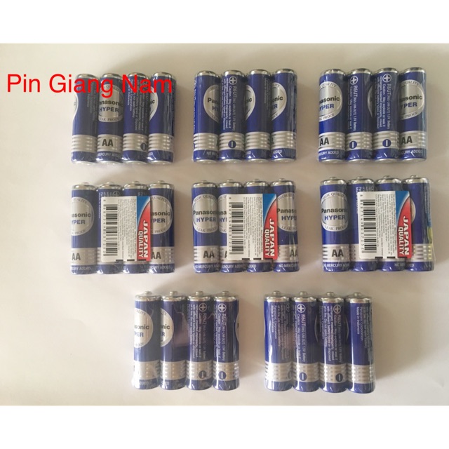 Combo 32 viên pin AA Panasonic (tiểu xanh) R6UT/4S