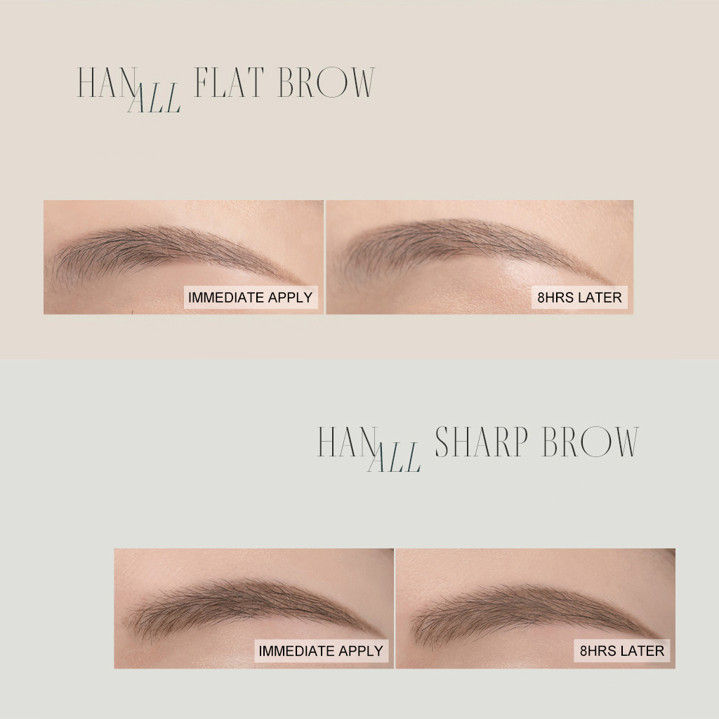 Bút kẻ lông mày trang điểm ROMAND Han All Flat brow and Sharp brow