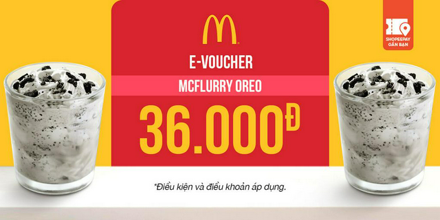 E-Voucher McDonald's McFlurry Oreo