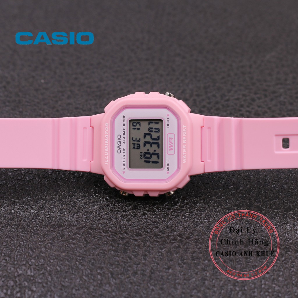 Đồng hồ điện tử nữ Casio LA-20WH-4A1DF dây nhựa