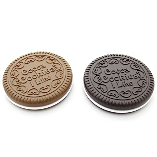 Bộ Lược Và Gương Trang Điểm Thiết Kế Hình Bánh Quy Dễ Thương