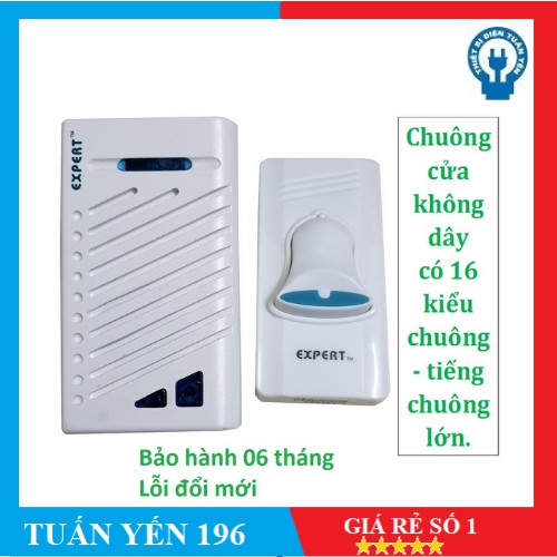 Bộ chuông cửa không dây expert cao cấp