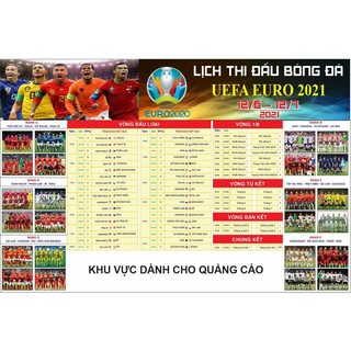 Lịch Euro 2021 kích thước A1