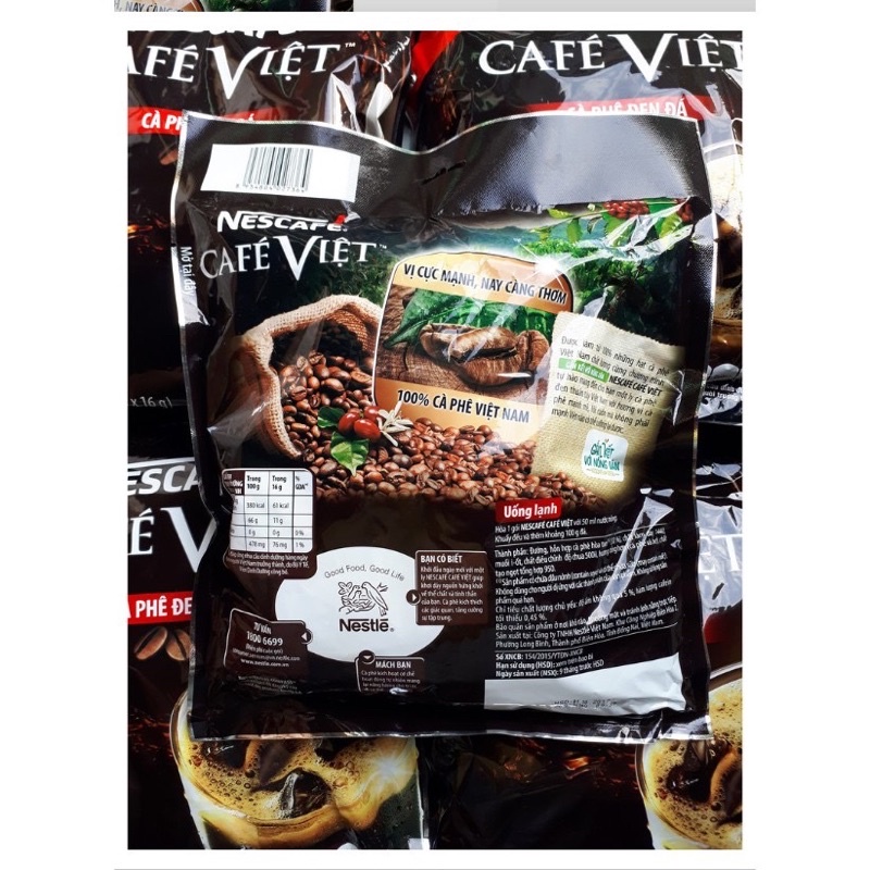 [ GIAO HOẢ TỐC] [ COMBO 2 GÓI] CÀ PHÊ VIỆT - CÀ PHÊ ĐEN ĐÁ - NESCAFE | BigBuy360 - bigbuy360.vn