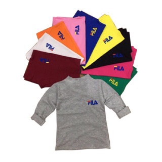 Combo 4 áo cổ cao 3 phân fila cho bé trai bé gái từ 1-7 tuổi