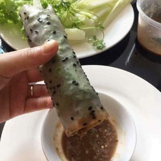 Bánh tráng mè Phan Rang (trắng/đen)
