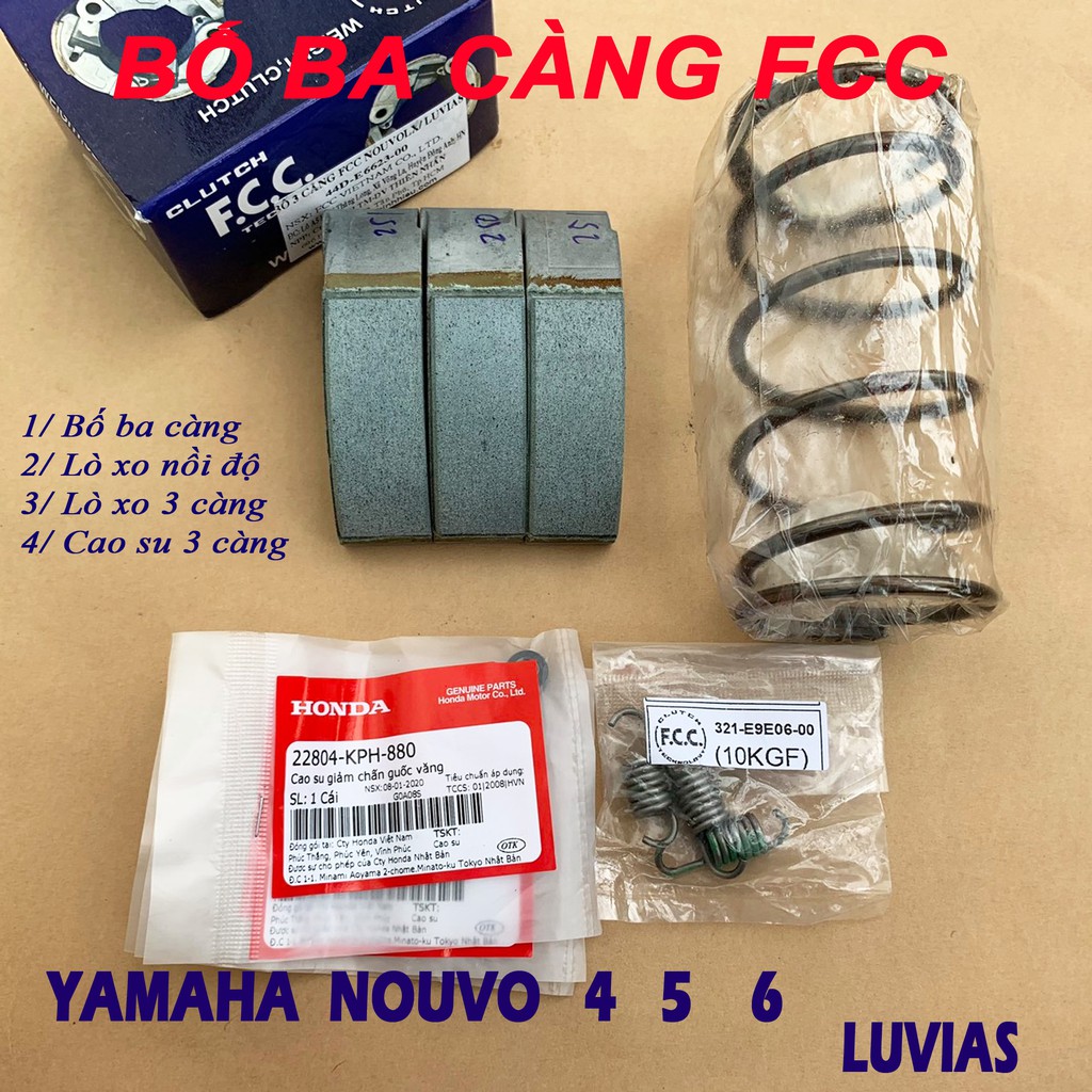 Bố ba càng Yamaha Nouvo 4 , 5 , 6 Luvias