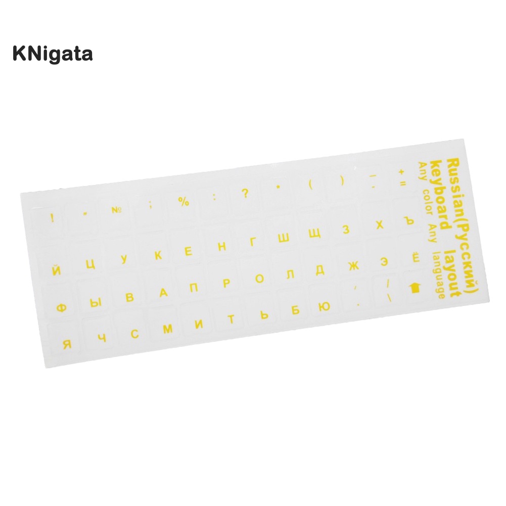 Miếng dán bàn phím thay thế chữ tiếng Nga cho PC Laptop